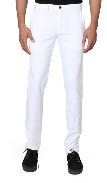 Linen Solid Slim Fit Mens Formal Trouser